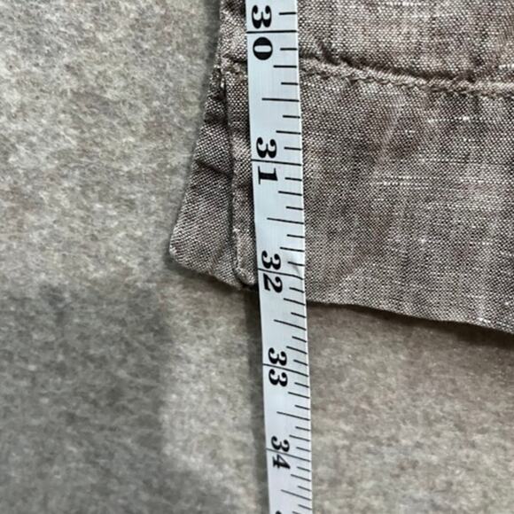 HornyToad Tan Linen Pants Size 12 - Picture 5 of 7